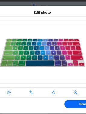 Silicone Rainbow Keyboard Skin Cover for Apple MacBook Pro / Air 2012-2015